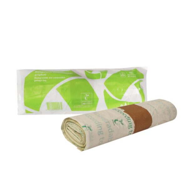 Atkrituma maisi BIO 100L (82x105cm)18my,20gb.,zaļi