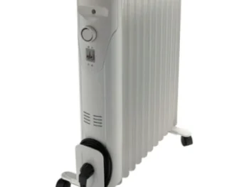 Elektriskais eļļas radiators 2500W, 11.sekcijas/balts