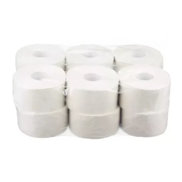 EkoPack Premium tualetes papīrs ruļļos 120m, 2 slāņi, 12 ruļļi/iep., balts - Image 2