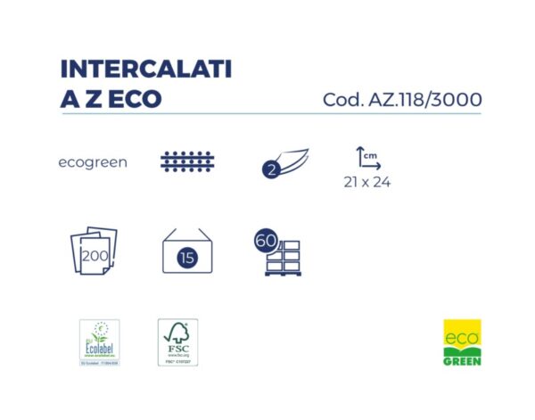 Roku salvetes Z-FOLD pārstrādāta celuloze, 2 slāņi, 200 loksnes, 15pac./iep. - Image 2