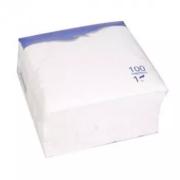 Galda salvetes 33*33*100 1k baltas