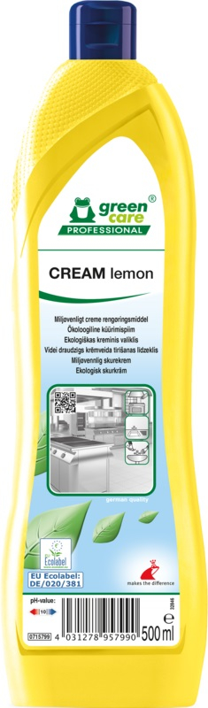 ABENA Krēmveidīgs tīrīšanas līdzeklis CREAM Lemon, 500 ml