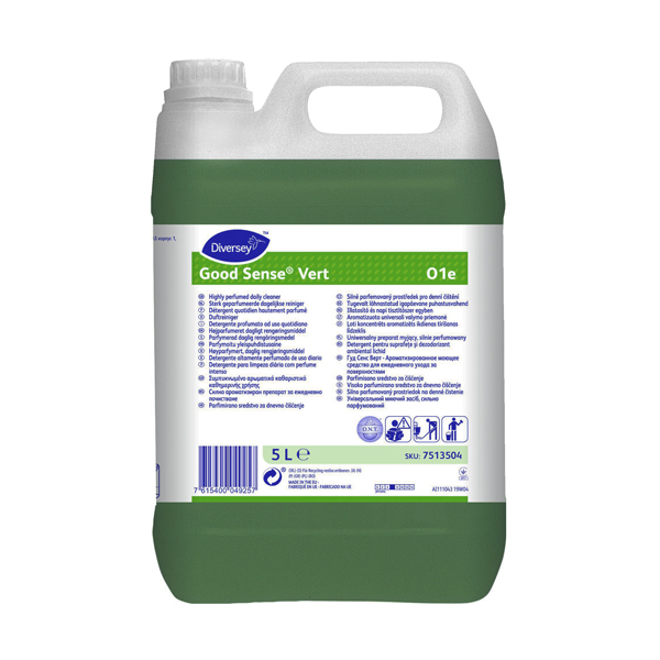 Aromatizēts universāls tīrīšanas līdzeklis GOOD SENSE VERT, 5 L