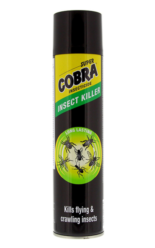 SUPERCOBRA Aerosols pret lidojošiem un rāpojošiem insektiem, 400ml