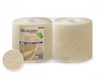 Lucart industriālais pap. ECONATURAL 800, 200m 2sl brūns 2gab/iep